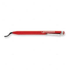 Rothenberger - Bi-Directional Hand Deburring Tool - High Speed Steel Blade, 5" Blade Length, Hole Chamfering - Exact Tooling