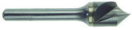 3/4" Size-3/8 Shank-120°-Carbide Single Flute Countersink - Exact Tooling