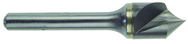 1/2" Size-1/4 Shank; 120°-Carbide Single Flute Countersink - Exact Tooling