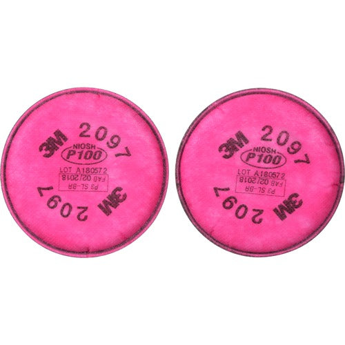 3M Particulate Filter 2097/07184(AAD) P100 with Nuisance Level Organic Vapor Relief - Exact Tooling