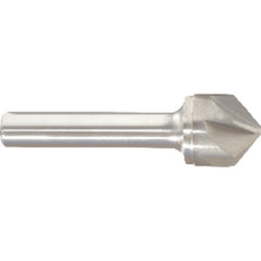 1/4″ Cutting Dia. 1/4″Shank Dia, 6 Flute, 120 Degrees, Carbide Countersink Series/List #5754 - Exact Tooling