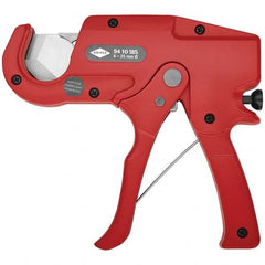 Knipex - Pipe & Tube Cutters Type: Trigger Action Plastic Pipe and Hose Cutter Maximum Pipe Capacity (Inch): 1-3/8 - Exact Tooling
