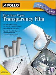 Apollo - Transparency Films & Sleeves Audio Visual Conference Accessory Type: Transparency Sleeves For Use With: Plain Paper Copiers - Exact Tooling