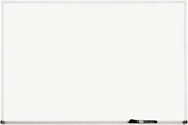 Mead - 36" High x 48" Wide Erasable Melamine Marker Boards - Aluminum Frame, 3/4" Deep, Includes Mounting Kit - Exact Tooling