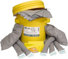 Oil-Dri - 20 Gal Capacity Universal Spill Kit - 20 Gal Plastic Overpack Container - Exact Tooling