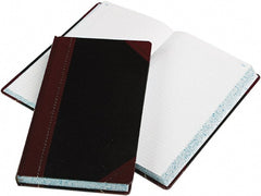 Boorum & Pease - 500 Sheet, 14-1/8 x 8-5/8", Record Rule Record/Account Book - Black & Red - Exact Tooling