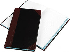 Boorum & Pease - 300 Sheet, 14-1/8 x 8-5/8", Record Rule Record/Account Book - Black & Red - Exact Tooling