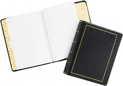 Wilson Jones - 250 Sheet, 8-1/2 x 11", Log Book - Black - Exact Tooling