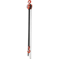 Vestil - 6,000 Lb Lifting Capacity, 10' Lift Height, Hand Hoist - Made from Chain - Exact Tooling
