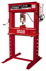 Sunex Tools - 50 Ton Manual Shop Press - 8-1/4 Inch Stroke - Exact Tooling