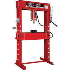 Sunex Tools - 50 Ton Air and Hydraulic Shop Press - Exact Tooling