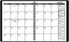 AT-A-GLANCE - 24 Sheet, 6-7/8 x 8-3/4", Planner Appointment Book - Black - Exact Tooling