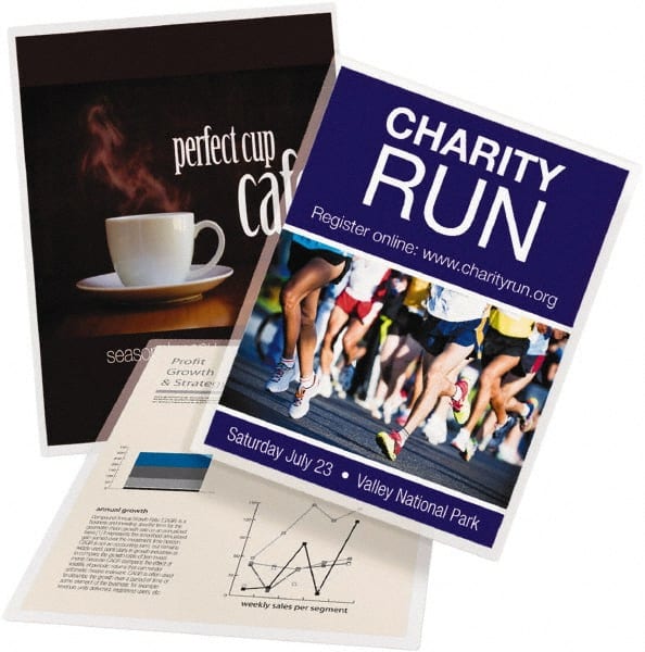 Swingline - 100 Piece, 3 mil Thick, Letter Size Gloss Finish Plastic Pouch - 9 Inch Wide x 11 Inch High - Exact Tooling