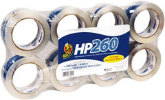 Duck - 1" Wide x 3.1mm Thick x 60 yds Long, HP260 Box Sealing & Label Protection Tape - Clear - Exact Tooling