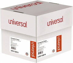 UNIVERSAL - White, Canary, Pink & Buff Four-Part Carbonless Paper - Use with Tractor-Feed Printers - Exact Tooling