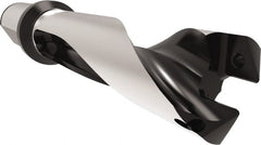 Allied Machine and Engineering - Series 29, 29 to 31.99mm Diam, 32mm Diam Straight Shank with Flange, Straight Flute Spade Drill - 96mm Max Depth, 136.2mm Body Length, 196.2mm OAL, Standard Length, Through Coolant - Exact Tooling