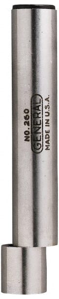 General - 0.5" Head Diam, 1/2" Shank, Single End, Mechanical Edge Finder - Accurate to 0.0005", Cylindrical Contact - Exact Tooling