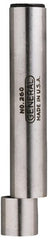 General - 0.5" Head Diam, 1/2" Shank, Single End, Mechanical Edge Finder - Accurate to 0.0005", Cylindrical Contact - Exact Tooling