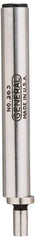 General - 0.2" Head Diam, 3/8" Shank, Single End, Mechanical Edge Finder - Accurate to 0.0005", Cylindrical Contact - Exact Tooling