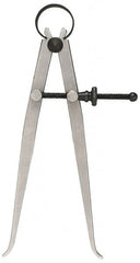 General - 10 Inch Leg, Steel, Bright Finish, Inside Caliper - Exact Tooling