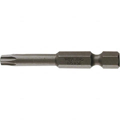 Wiha - T9 Power Bit - 1/4" Drive, 2" OAL - Exact Tooling