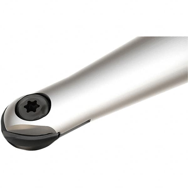 Iscar - 12mm Cut Diam, 20mm Shank Diam, 160mm OAL, Indexable Square Shoulder End Mill - H.. QF Inserts, Cylindrical Shank, Series BallPlus - Exact Tooling