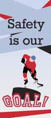 NMC - Safety Is Our Goal!, 60 Inch Long x 26 Inch High, Safety Banner - Polyethylene, English, Printed on 1 Side - Exact Tooling