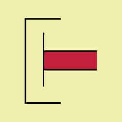 NMC - 6" Long x 6" Wide, Rigid Plastic Safety Sign - Square, 0.05" Thick, Use for Marine Application - Exact Tooling