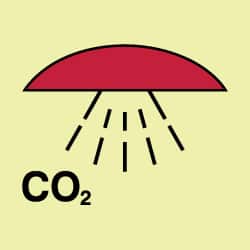 NMC - 6" Long x 6" Wide, Rigid Plastic Safety Sign - Square, 0.05" Thick, Use for Marine Application - Exact Tooling