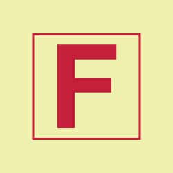 NMC - 6" Long x 6" Wide, Rigid Plastic Safety Sign - Square, 0.05" Thick, Use for Marine Application - Exact Tooling