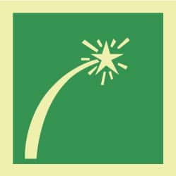 NMC - 6" Long x 6" Wide, Rigid Plastic Safety Sign - Square, 0.05" Thick, Use for Marine Application - Exact Tooling