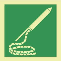 NMC - 6" Long x 6" Wide, Rigid Plastic Safety Sign - Square, 0.05" Thick, Use for Marine Application - Exact Tooling