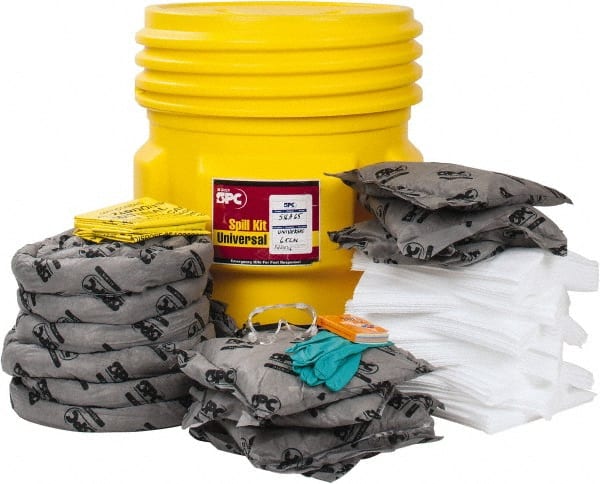 Brady SPC Sorbents - 63 Gal Capacity Universal Spill Kit - 65 Gal No Container Included - Refill Only - Exact Tooling