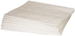 Brady SPC Sorbents - 30 Gal Capacity per Package, Oil Only Pad - 19" Long x 15" Wide, White, Polypropylene - Exact Tooling