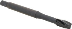 Kennametal - #8-32 3 Flute Modified Bottoming Spiral Flute Tap - Vanadium High Speed Steel, Oxide Finish, 19.6mm OAL, Right Hand Flute, Right Hand Thread, H6, Series GOtap\xAE - Exact Tooling