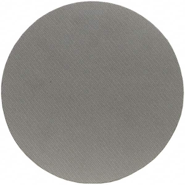 Norton - 8" Diam, 400 Grit Diamond Adhesive PSA Disc - Super Fine Grade, Yellow, Cloth Backing, Flexible - Exact Tooling