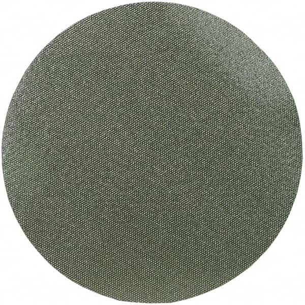 Norton - 8" Diam, 60 Grit Diamond Adhesive PSA Disc - Coarse Grade, Green, Cloth Backing, Flexible - Exact Tooling