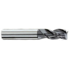 7/32" Dia. - 7/16" LOC - 2-1/2" OAL - .015-.020 Radius 3 FL Carbide S/E HP End Mill-AlTiN - Exact Tooling