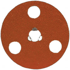 Norton - 5" Disc Diam, 50 Grit, Ceramic Alumina Quick Change Disc - Type S Attaching System, Coated, Coarse Grade - Exact Tooling