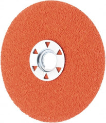 Norton - 4-1/2" Diam 5/8-11 Threaded Hole 36 Grit Fiber Disc - Very Coarse Grade, Ceramic Alumina - Exact Tooling