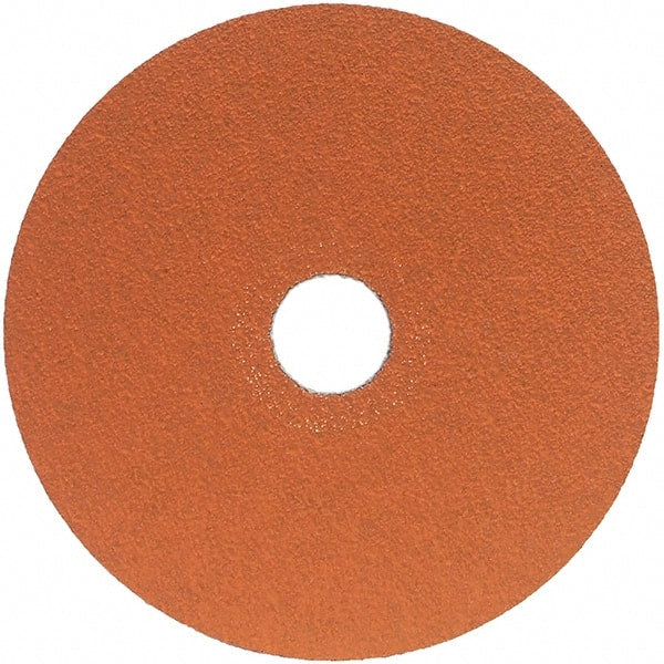 Norton - 5" Diam 7/8" Hole 36 Grit Fiber Disc - Very Coarse Grade, Ceramic Alumina - Exact Tooling
