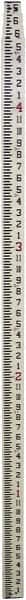 Johnson Level & Tool - Optical Level Fiberglass Grade Rod - 4 Sections, 16 Ft. Overall Length - Exact Tooling