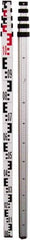 Johnson Level & Tool - Optical Level Aluminum Grade Rod - 5 Sections, 4m Overall Length - Exact Tooling