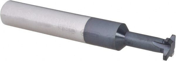 Scientific Cutting Tools - 6 TPI, Internal Single Profile Thread Mill - 3/4" Noml Diam, 0.49" Cut Diam, 1/2" Shank Diam, 4 Flute, 0.26" Neck Diam, 0.8" Neck Length, 3-1/2" OAL, AlTiN+ Finish - Exact Tooling