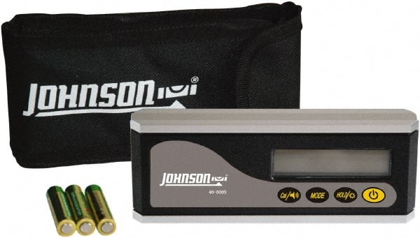 Johnson Level & Tool - 90° Max Measurement Electronic Inclinometer - Digital - Exact Tooling