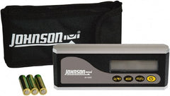 Johnson Level & Tool - 90° Max Measurement Electronic Inclinometer - Digital - Exact Tooling