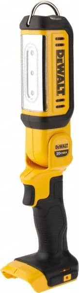 DeWALT - 20 Volts, 500 Lumens, Cordless Work Light - Black/Yellow, Up to 22 hr Run Time - Exact Tooling