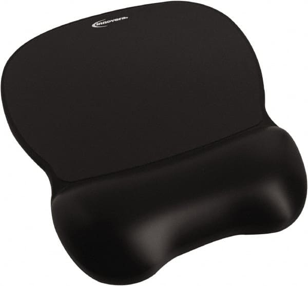 innovera - 9-5/8" x 8-1/4" x 1-1/8" Black Mouse Pad - Use with Mouse - Exact Tooling