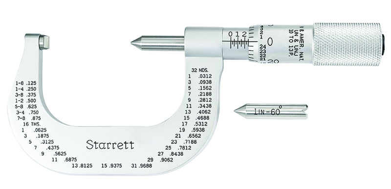 585MCP SCREW THREAD MICROMETER - Exact Tooling