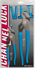 Channellock - 2 Piece Tongue & Groove Plier Set - Comes in Display Card - Exact Tooling